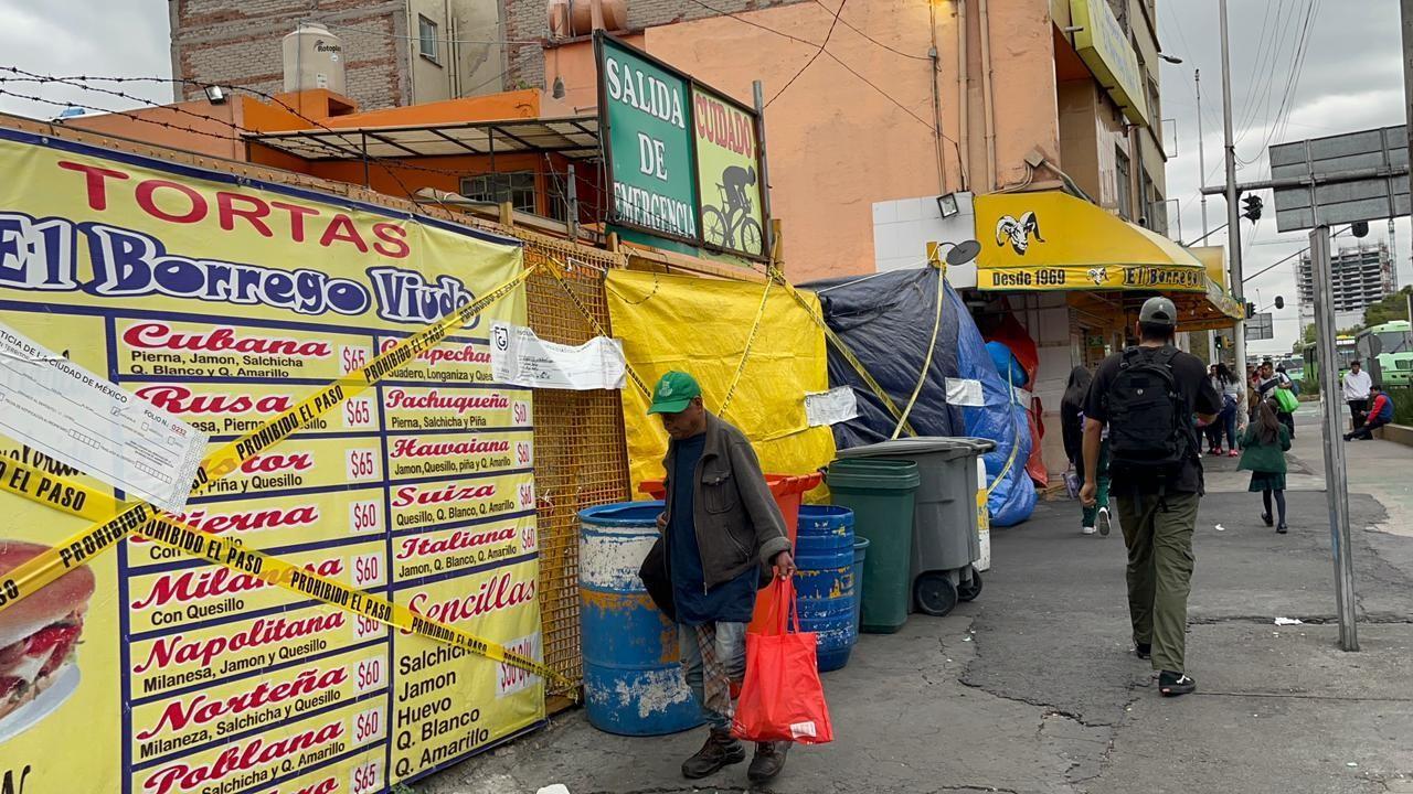 Por unos pagan todos, eso dicen los vecinos de la taquería “El Borrego Viudo” Foto: Iván Macías