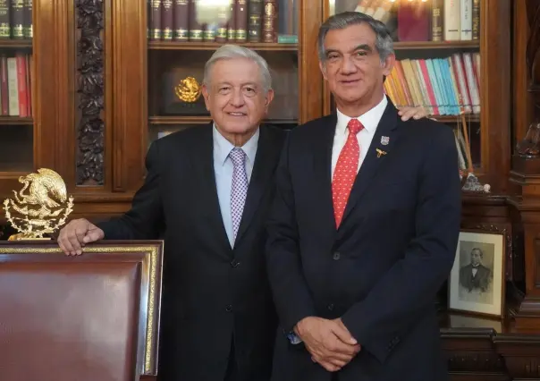 Presidente López Obrador y gobernador Villarreal Anaya acuerdan trabajar juntos por Tamaulipas