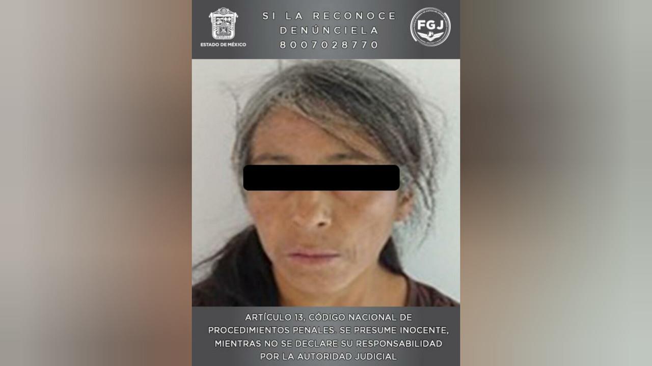 Isabel N fue vinculada a proceso por obligar a sus hijas de 12, 8 y 6 años a pedir limosna, además de que a dos de ellas las prostituía. Foto: FGJEM