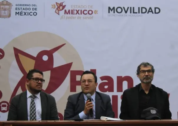 Presentan Plan Colibrí para mejorar movilidad en Edomex