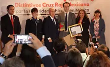 Reconoce la Cruz Roja a la Semovi por su labor para garantizar la seguridad vial