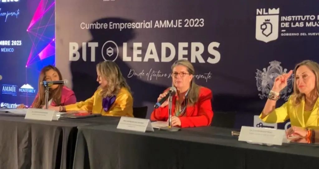 La Asociación Mexicana de Mujeres Jefas de Empresa A.C (AMMJE), anunció la cumbre empresarial AMMJE 2023, Bit Leaders. Fotos. Armando Galicia