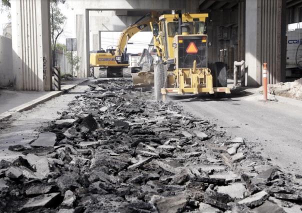 Cierran lateral del Libramiento Noroeste en Escobedo