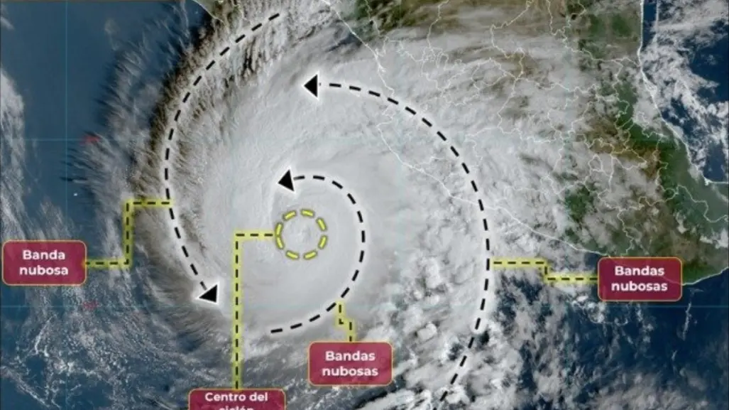 Se intensifica el huracán Norma a categoría 4