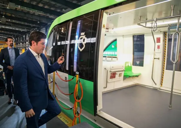 Revisa Samuel García fabricación de vagones para Línea 4 y 6 del Metro