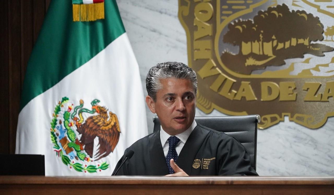 El magistrado Miguel Mery Ayup se solidarizó con el Poder Judicial de la Federación.