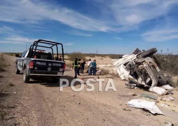 Queda prensado pero sale con golpes leves de volcadura