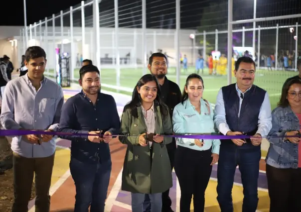 Inauguran primera etapa de rehabilitación del Gimnasio Municipal de García