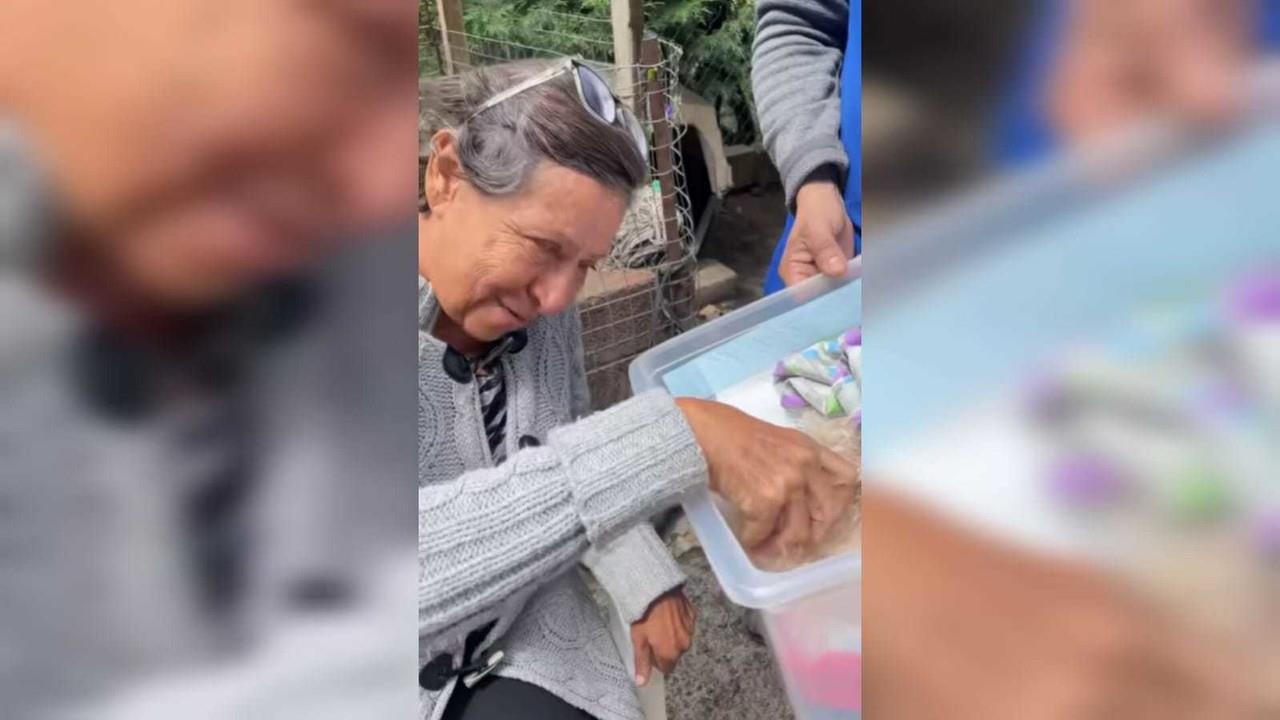 Sultán fue llevado al asilo que tiene la organización Milagros de Amor, donde ha recibido cuidados para mejorar su calidad de vida. Foto: Captura de Pantalla
