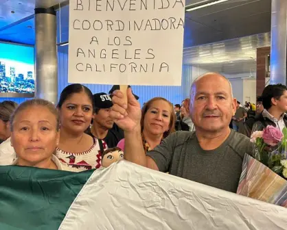 VIDEO: Reciben a Claudia Sheinbaum entre porras en Los Ángeles