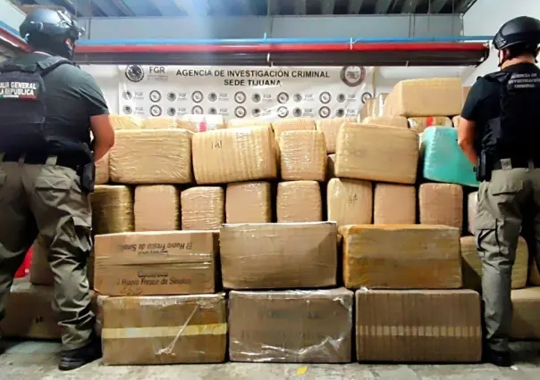Asegura FGR más de 2.5 toneladas de marihuana en Tijuana, Baja California