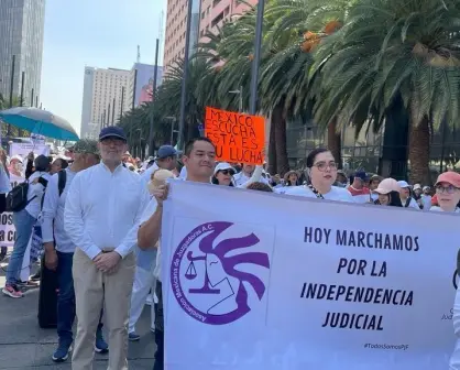 Critica AMLO marcha de trabajadores del Poder Judicial