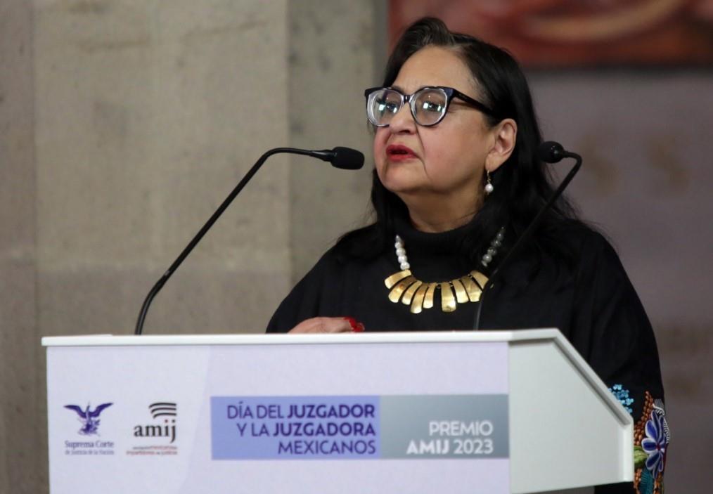 - La Ministra Presidenta de la Suprema Corte de Justicia de la Nación (SCJN), Norma Piña, aceptó la invitación para dialogar sobre la desaparición de fideicomisos del Poder Judicial. FOTO. Captura de Imagen