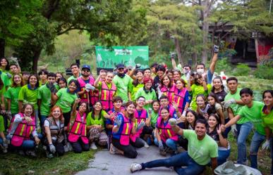 Alcaldesa Cristina Díaz encabeza brigada de limpieza y mural por cambio climático en Guadalupe