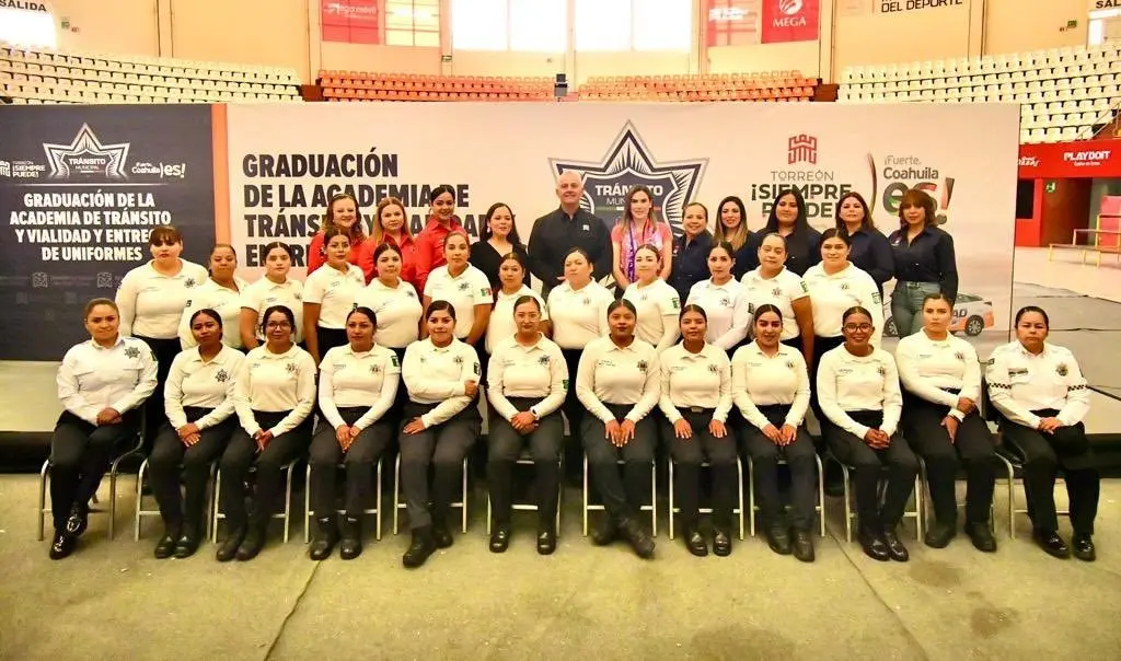 Se gradúan 68 nuevos agentes de la Dirección de Tránsito y Vialidad en Torreón