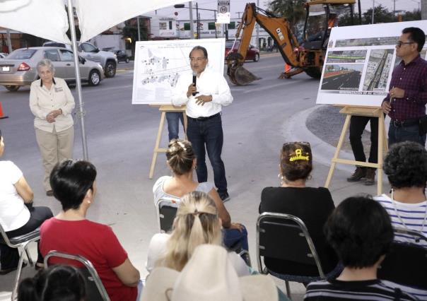 Arranca alcalde Mijes transformación integral de avenida Acueducto en Escobedo