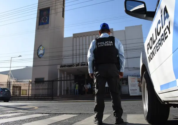 Operativo de seguridad y vialidad en festividad religiosa a San Judas Tadeo en Monterrey