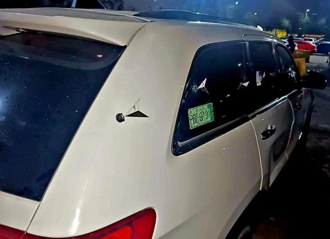 El vehículo ya fue trasladado al Ministerio Público. Imagen: Cortesía.