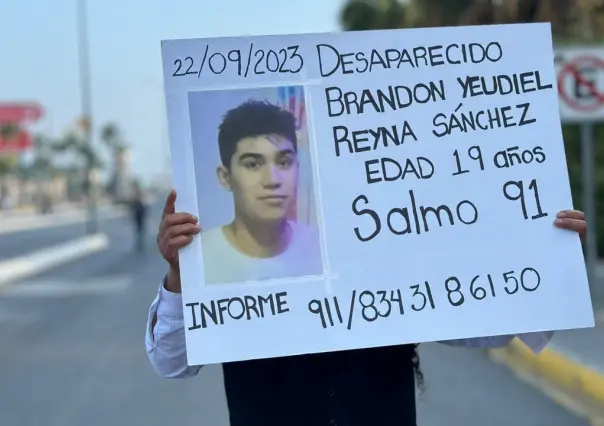 Exigen familiares de Brandon a Fiscal de Tamaulipas dar con su paradero