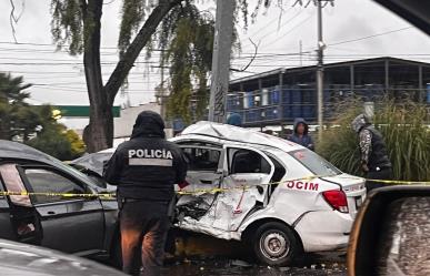 VIDEO: Día de choques en Toluca,  con saldo mortal, al menos, un fallecido