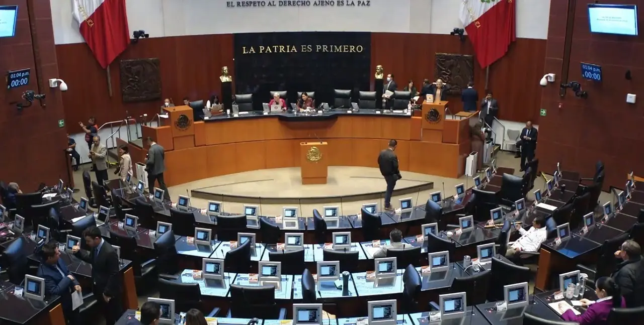 A gritos debaten en el Senado la tragedia en Guerrero por el huracán Otis. Foto: Captura de pantalla