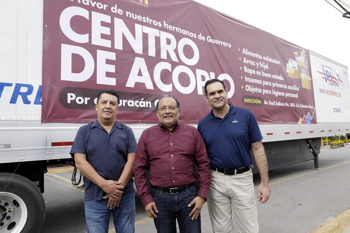 Llama Andrés Mijes a escobedenses a apoyar a damnificados por Otis en Acapulco