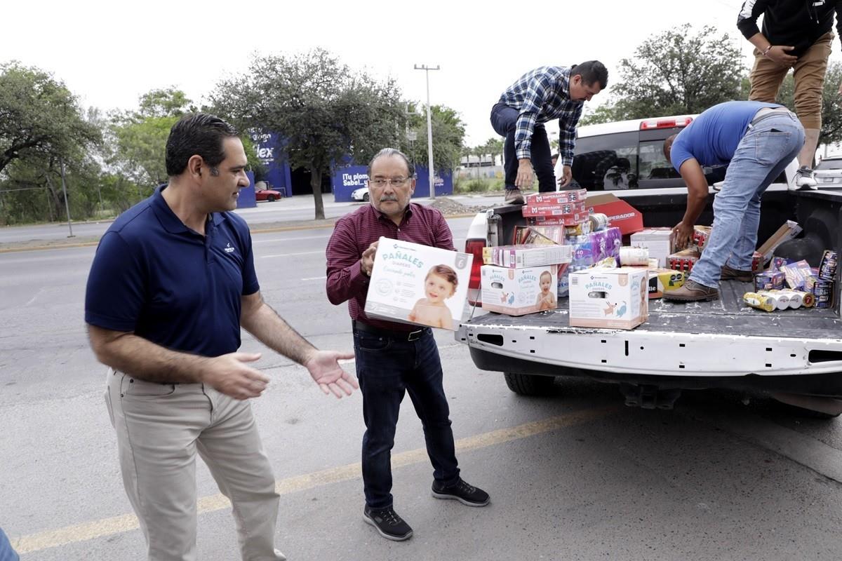 Llama Andrés Mijes a escobedenses a apoyar a damnificados por Otis en Acapulco