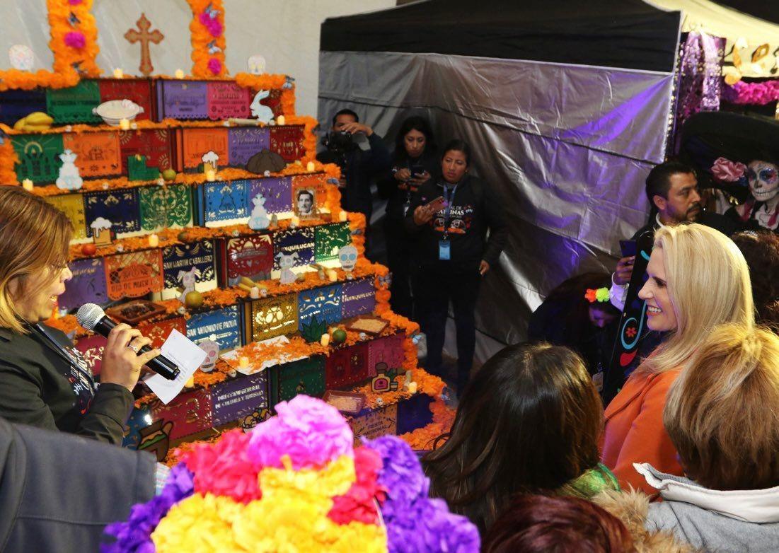 Exhibición de ofrendas de Día de Muertos 2023. Imagen: Cortesía.