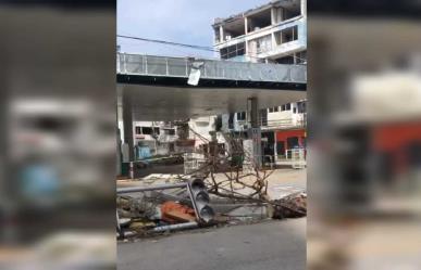 Del lujo a la destrucción en unas horas en Acapulco