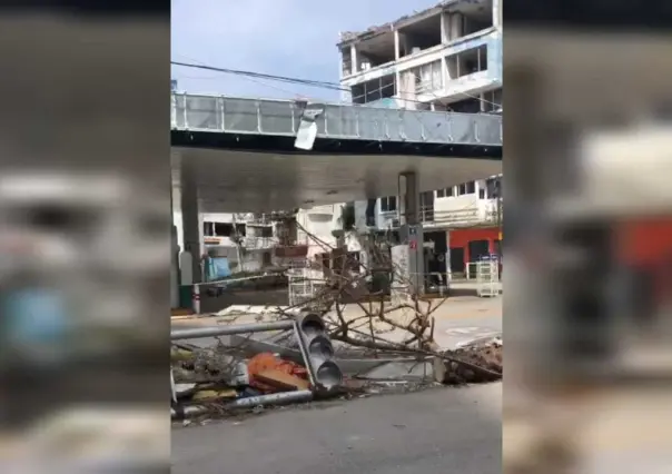 Del lujo a la destrucción en unas horas en Acapulco