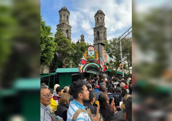 VIDEO: Llegan miles de devotos de San Judas Tadeo a la iglesia de San Hipólito