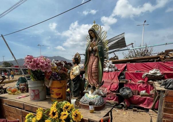 Se mantienen en pie San Judas y la Virgen de Guadalupe tras el paso de Otis