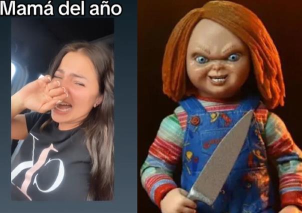 Disfraza a su hijo de Chucky el Muñeco Diabólico en el Día del Medio Ambiente