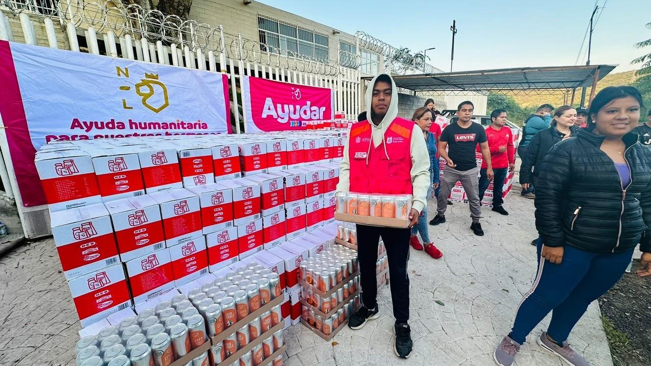 La Secretaría de Igualdad coordinó distintas acciones para ayudar a damnificados del puerto de Acapulco. Foto. Cortesía