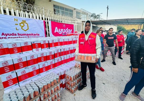 Gobierno de Nuevo León envía 26 toneladas de ayuda humanitaria a Acapulco