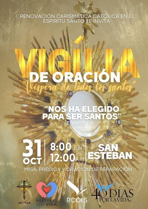 Invita iglesia de San Esteban a vigilia de oración por reparación en Halloween