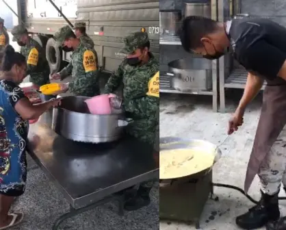 A frenar falta de alimentos en Acapulco, Sedena instala comedores comunitarios