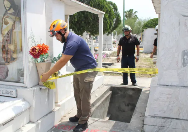 Implementan operativo de seguridad en panteones de Apodaca