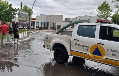 Se movilizan dependencias en Torreón ante precipitaciones en la ciudad