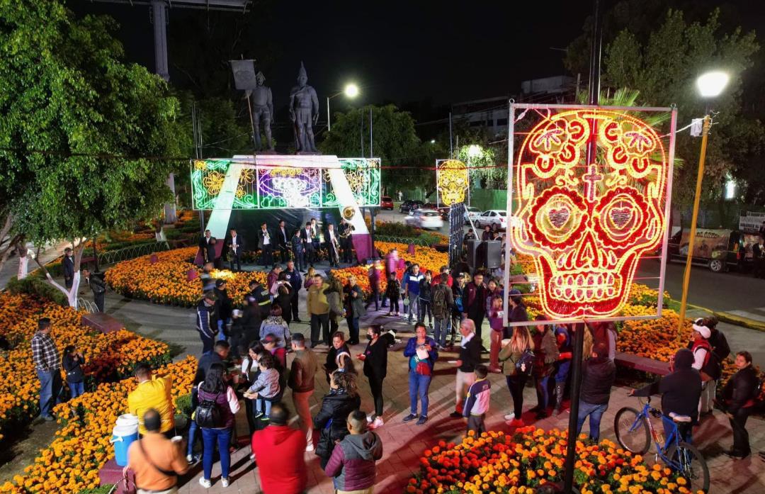 Con la elaboración de estás ofrendas se busca fomentar las tradiciones mexicanas. Imagen: Cortesía.