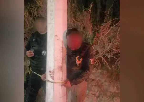 VIDEO: Intentan linchar a dos policías de Tequixquiac