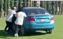 Conductor intenta atropellar a jugadores durante riña en partido llanero