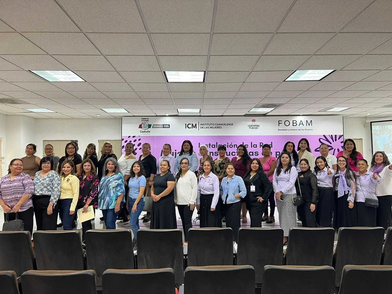 Fue instalada la Red de Mujeres Constructoras de la Paz. (Fotografía: Gobierno de Coahuila)