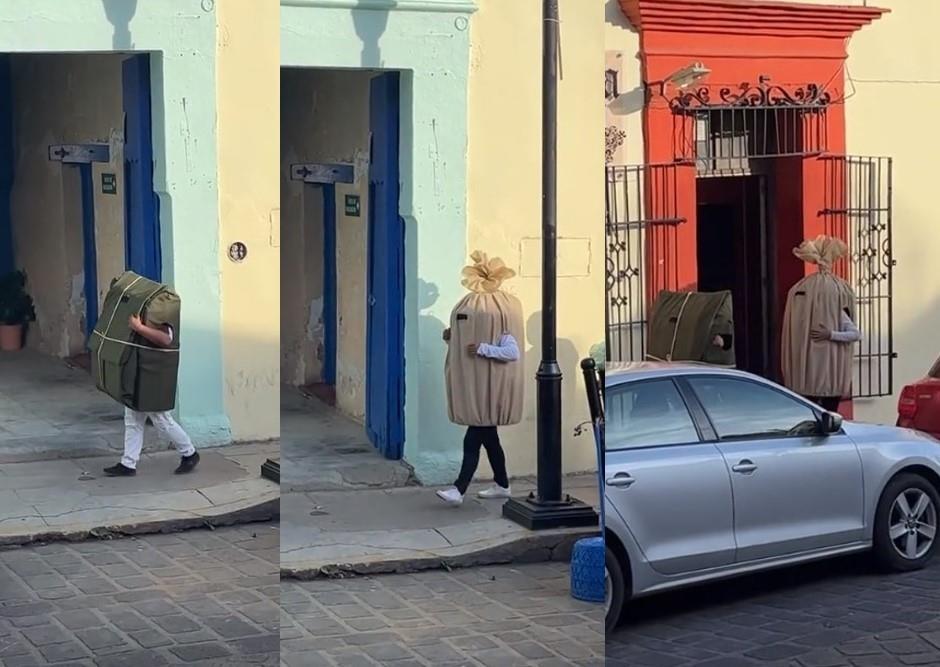 Video de desfile de tamales se hace viral. Foto. Captura de Imagen