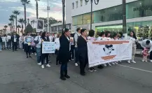 Marchan para exigir justicia por víctimas de meningitis