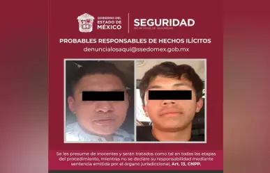 Detienen a 2 presuntos ladrones de negocios tras persecución de Chalco a CDMX