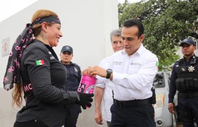 Policías de Guadalupe se suman a botear en apoyo a víctimas de Cáncer de Mama