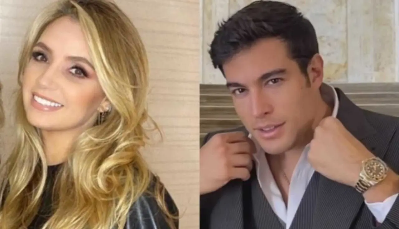 Angélica Rivera y Danilo Carrera trabajaron juntos sólo un día. Fotos: Instagram