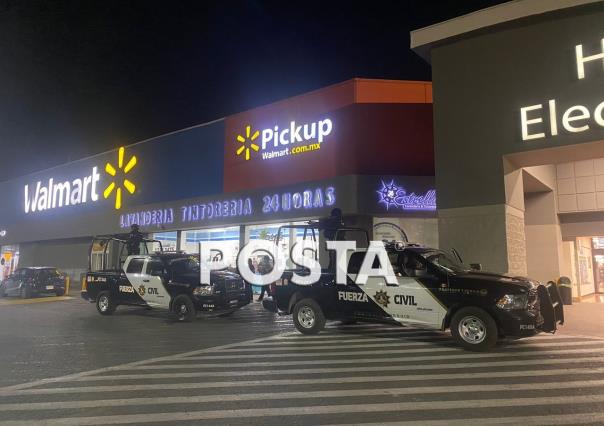 Asalto en Walmart genera movilización al sur de Monterrey: no hay heridos