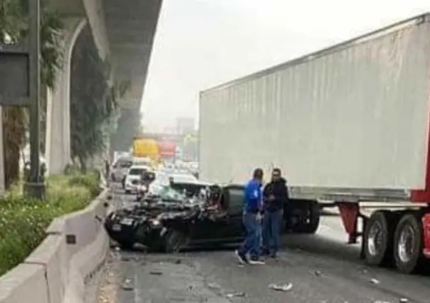 Muere conductor en choque en la México-Querétaro; cierran circulación